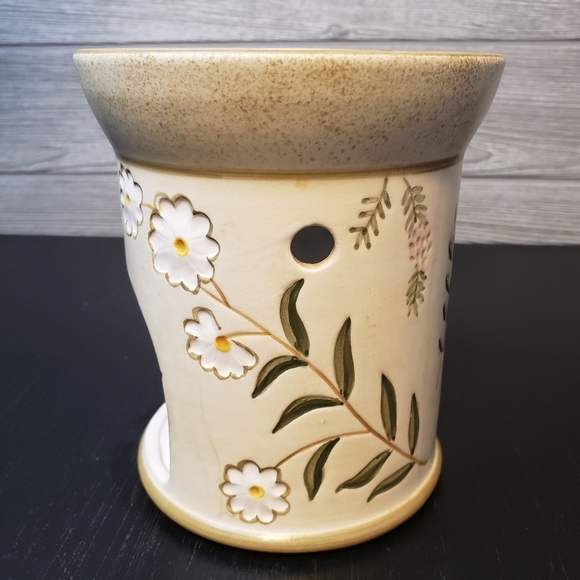 Exclusive Yankee Candle Tea Light Wax Warmer #1018661 Wild Flower - Picture 7 of 7